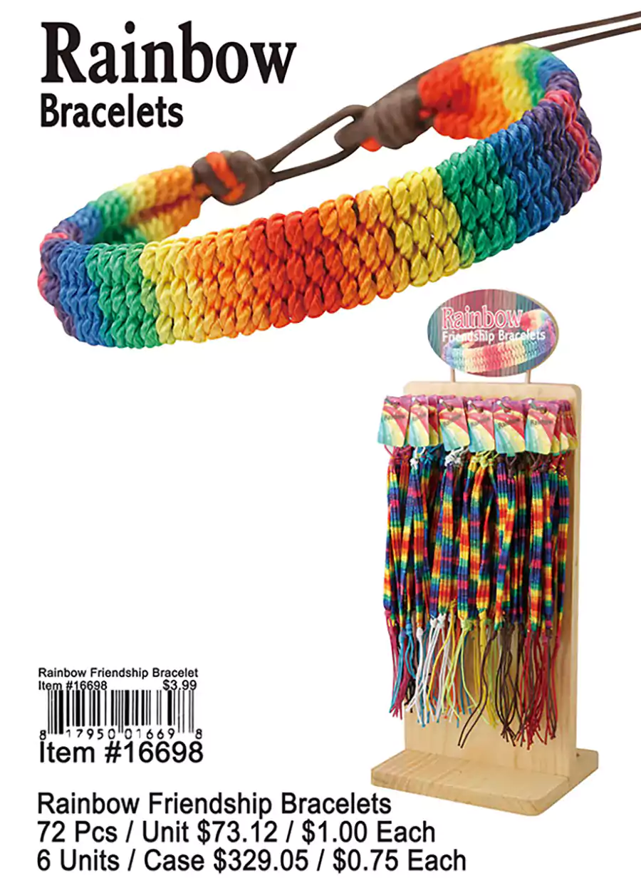 Rainbow Friendship Bracelets